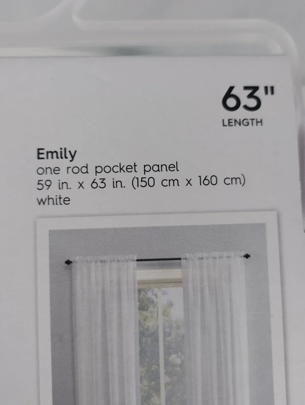 No. 918 Sheer Emily Voile Grommet Top Curtain Panel 84